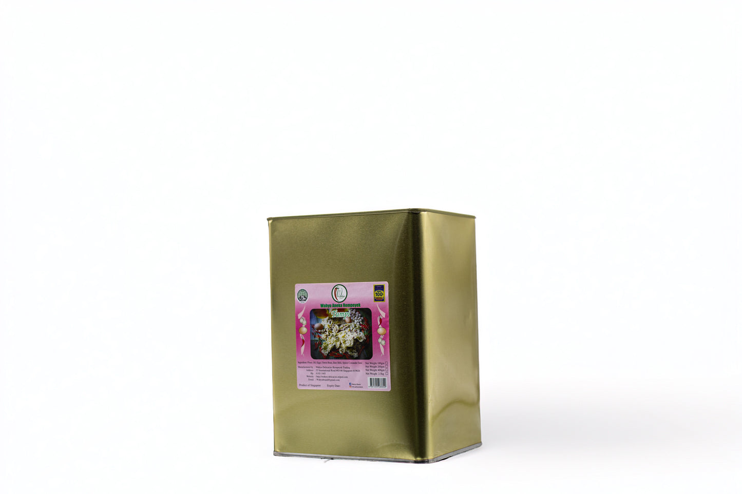 [Pre-Order] Rempeyek Green Bean (Tumpi) 600G