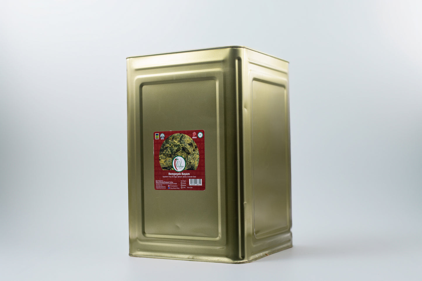 [Pre-Order] Rempeyek Bayam 2.5 KG (Exclusive)