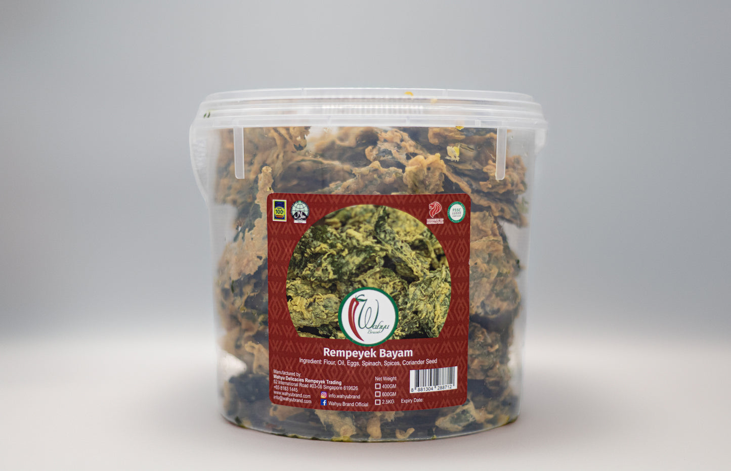 [Pre-order] Rempeyek Bayam 400G (Exclusive)