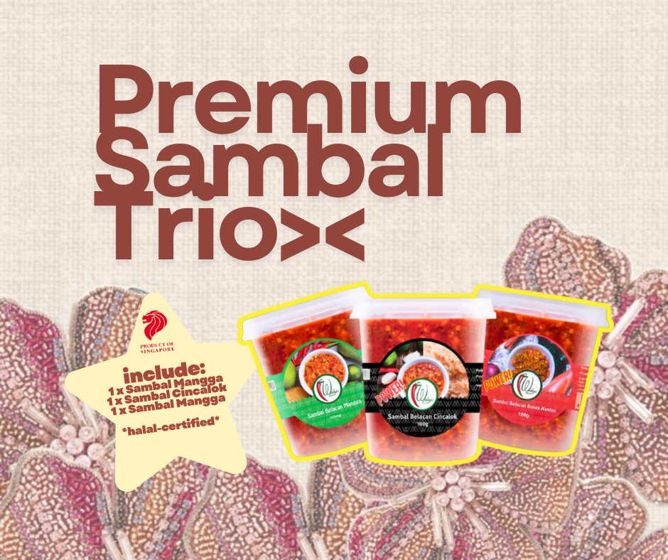 Premium 3 Sambal Set - Mangga, Cincalok, Kantan