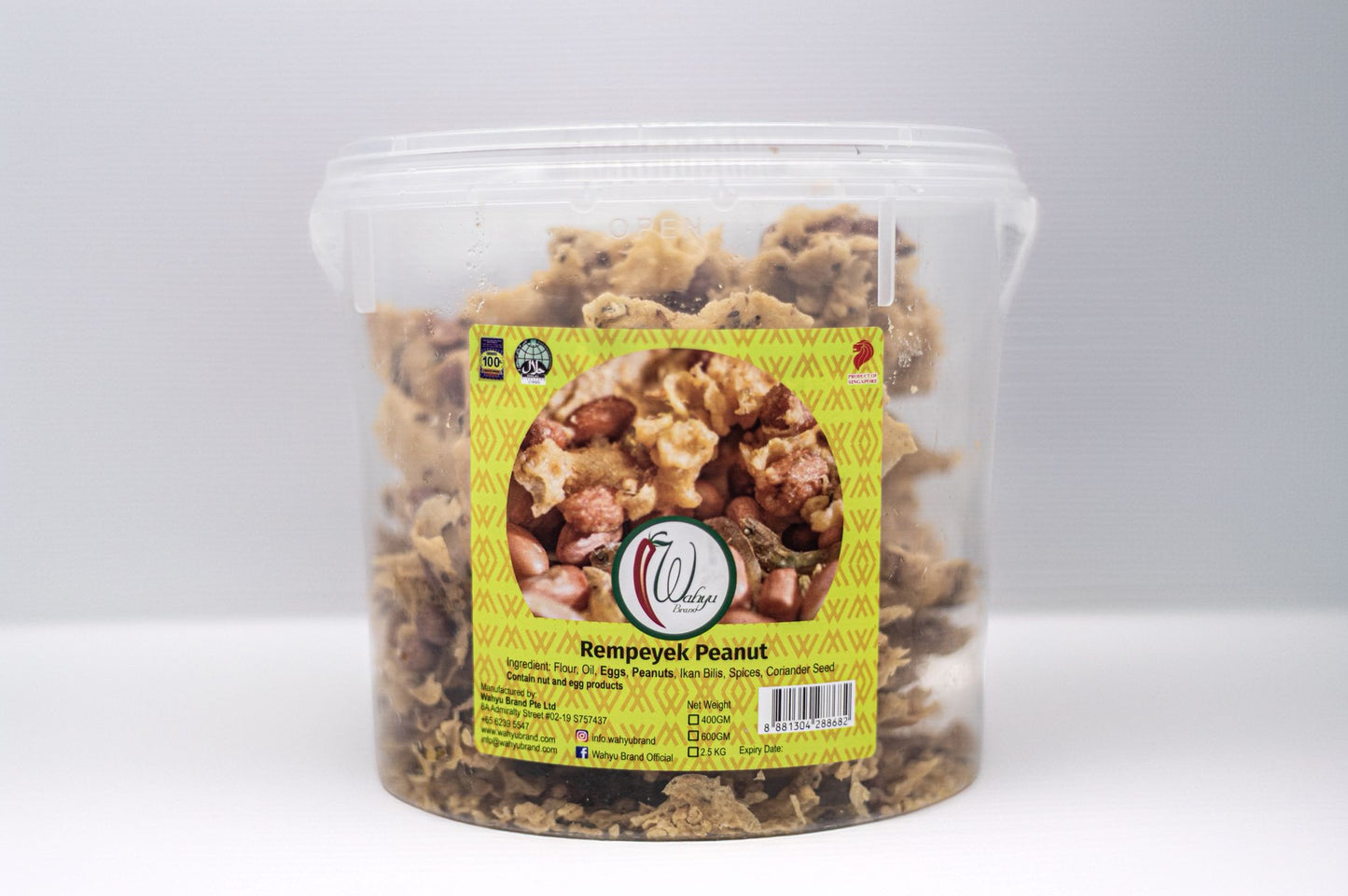 [Pre-Order] Rempeyek Peanut (Kacang) 400G